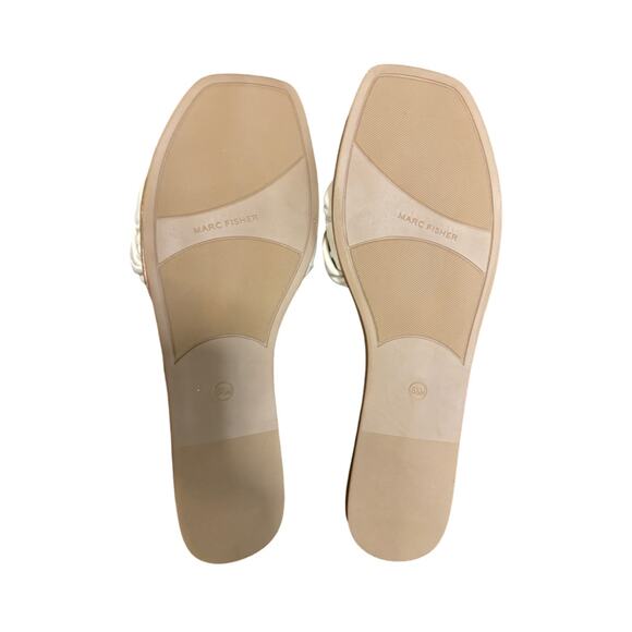 Marc Fisher Bolier Women's Flat Sandals (Ivory Cream, Size 8.5) - Picture 5 of 6